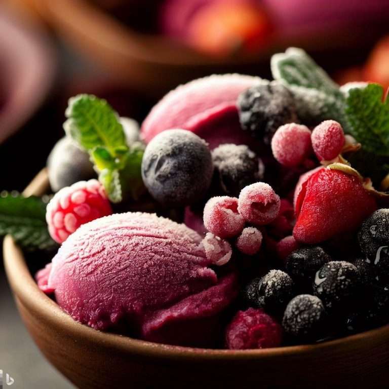 Schnelles Sorbet oder „Blitzeis“