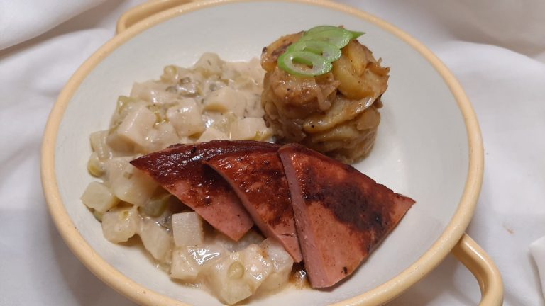 Kohlrabi in Rahmsauce