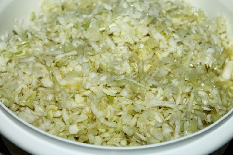 Krautsalat klassisch oder warm mit Speckwürfel