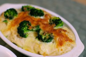 Erdäpfel-Kren-Gratin