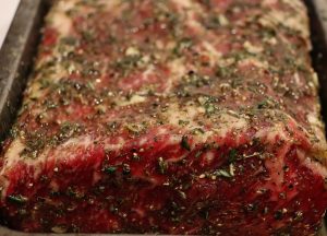 Roastbeef 24 Stunden mariniert