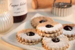 linzer augen, cake, sweet