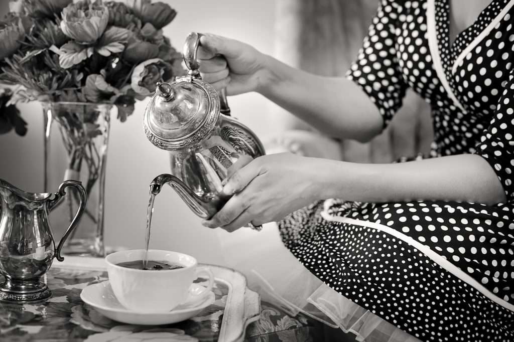 tea party, tea, pour, kulinarische